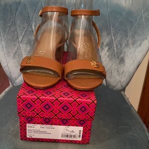 Tory Burch Kira 65mm Tan Sandal Size 10
